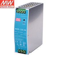 Alimentation électrique 48V 120W 2.5A, alimentation à découpage sur rail DIN Mean Well NDR-120-48, alimentation industrielle