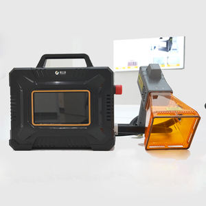 Marqueur laser à fibre portable, machine de marquage, graveur, écriture de logo <span class=keywords><strong>sur</strong></span> tube métallique, pneu, PVC, machine d'impression, mini, petit - Product Image 1