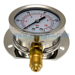 Áp Kế Chất Lỏng Đầy Bảng Điều Khiển Mount <span class=keywords><strong>Dial</strong></span> Loại Đồng Hồ Đo Áp Suất Tương Tự - Product Image 6