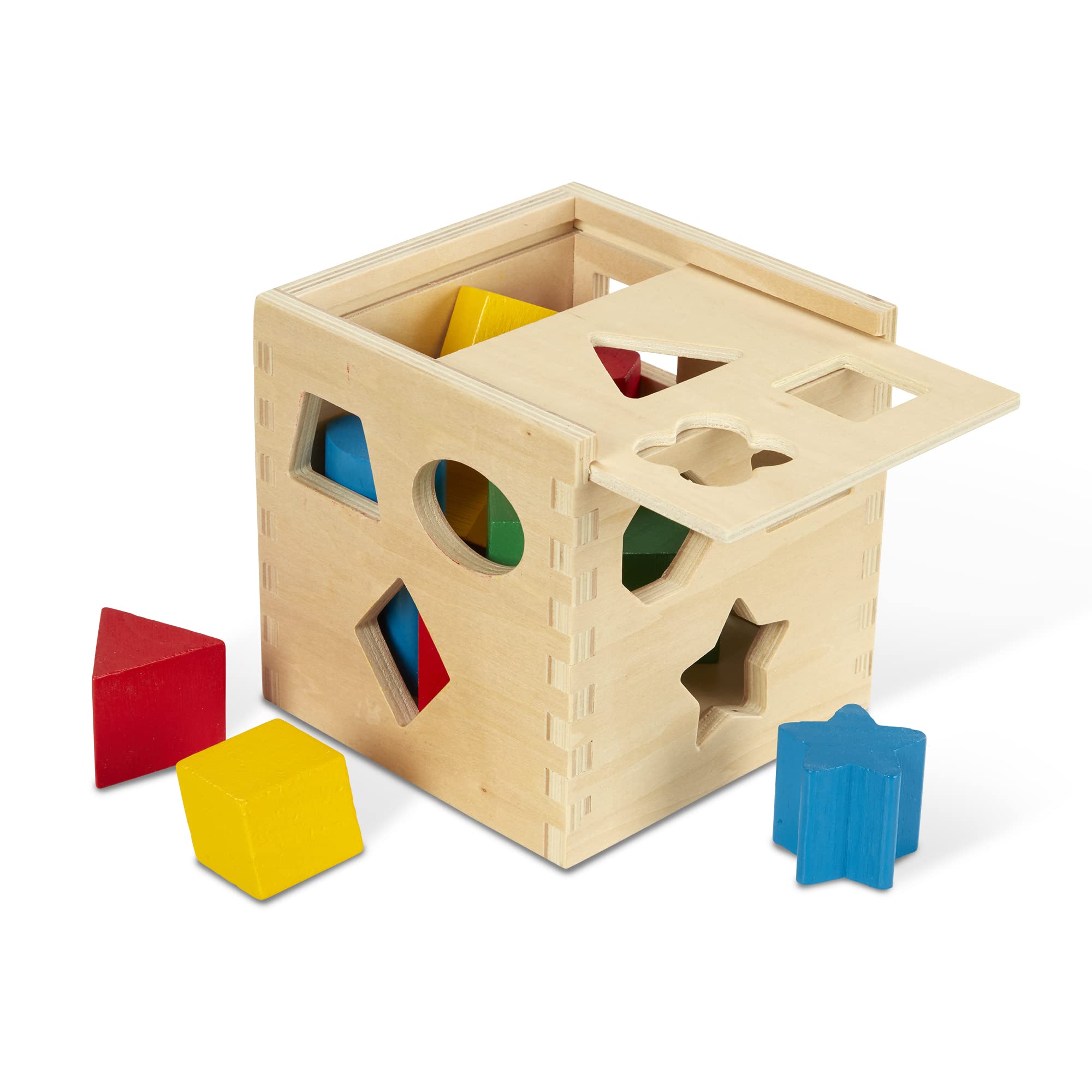 Lote De 10 Dados De Madera De Seis Caras En 5 Tamaños (10 A 18 Mm) Para Juegos Y Manualidades