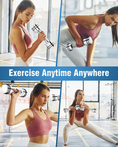 Steel Adjustable Dumbbells <strong>Set</strong> <strong>of</strong> 2/ 3/4/5 kg Hand <strong>Weights</strong> <strong>for</strong> <strong>Women</strong> Men | Non-Slip Foam Handle Free <strong>Weights</strong> <strong>for</strong> Home Gym - Product Image 6