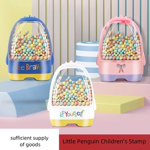 Piccolo nome pinguino timbro di abbigliamento all'ingrosso nome fotosensibile Cartoon bambini vestiti asilo timbro adorabile - Product Image 2