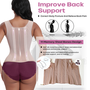 Cintura Cinchers Cintura Postparto Fajas Abdomen Control Cintura Entrenador Corsé Cinturón Adelgazante Reloj de arena <span class=keywords><strong>Faja</strong></span> para mujeres - Product Image 3