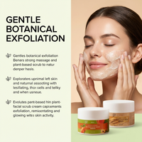 Exfoliante Facial Blanqueador de Albaricoque WNU OEM con Limpieza Profunda de Poros, Hidratante y Exfoliante para Hombres y Mujeres, Todo Tipo de Piel
