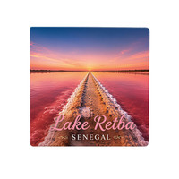 Magnet Kulkas Keramik Senegal Afrika, Suvenir Turis, Dekorasi, Kerajinan Tangan