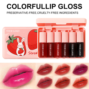 <strong>Cosmetics</strong> <strong>Manufacturers</strong> Factory Custom Long Lasting Waterproof High Pigment Matte Non Stick Tinted Lip Gloss Set - Product Image 2