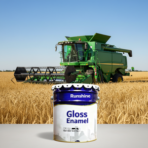 Peinture émail liquide alkyde à faible teneur en COV, respectueuse de l'environnement, pour murs intérieurs, plafonds et bâtiments commerciaux - Product Image 1