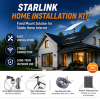Kit d'installation Starlink pour la maison : Solution de fixation murale ou de toit avec câble Ethernet et accessoires pour la mise en place d'Internet résidentiel – Fournisseur OEM