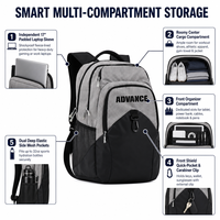 Sac à dos de sport décontracté tendance pour hommes, grande capacité, sac de voyage avec mousqueton, sac à dos d'extérieur imperméable