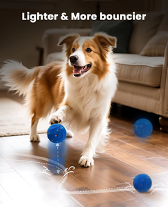 Balle interactive intelligente <span class=keywords><strong>pour</strong></span> chien Lingliang, jouet électronique amusant <span class=keywords><strong>en</strong></span> plastique, <span class=keywords><strong>mouvement</strong></span> automatique, saut et roulement - Product Image 4