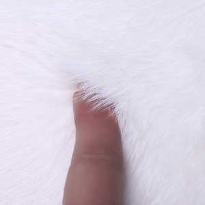 ארנבת בד ריוור בעלי חיים פרווה עור ארנב רך שזוף - Product Image 2