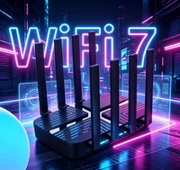 Wi-Fi 7 Enterprise dengan Antena Eksternal Berdaya Tinggi Mendukung Kecepatan Nirkabel OpenWRT, dan Mendukung Kartu SIM 5G