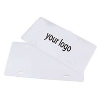 Plaque d'immatriculation personnalisée 3D pour moto et voiture avec feuilles en plastique, couleur et logo personnalisés