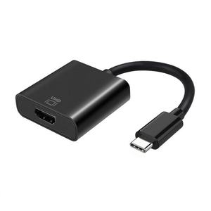 Convertidor - convertidor HDMI 4K 60Hz, HDMI hembra a USB tipo-C macho, 15 cm, color negro, ideal para conectar dispositivos. - Product Image 1
