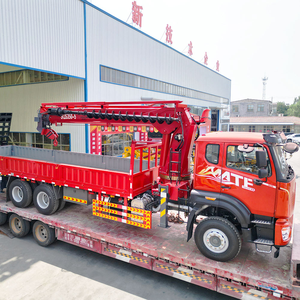 Grue de camion multifonctionnelle SINOTRUK HOWO Mate 12 tonnes 6X4 avec foret et échelle, fournie directement par l'usine - Product Image 4