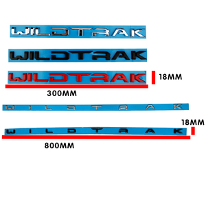 โลโก้ 3 มิติ ABS สไตล์แท้ Wildtrak สำหรับติดฝากระโปรงหน้า  ติดข้างบังโคลน  และติดท้ายรถยนต์ สำหรับ <span class=keywords><strong>Ford</strong></span> Ranger ปี 2022-2023 - Product Image 2
