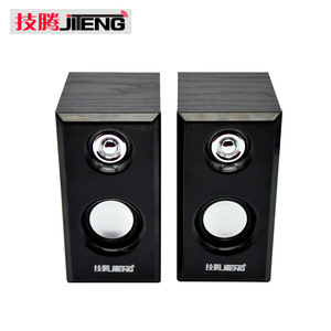 JT042 Desktop Multimedia USB <b>Speaker</b> Wooden With Subwoofer For Laptops - Product Image 3