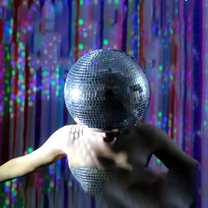 Boule <span class=keywords><strong>disco</strong></span> en verre à effet miroir populaire pour accessoires interactifs de scène avec faisceau lumineux - Product Image 2