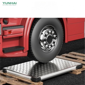 <span class=keywords><strong>Chariot</strong></span> à main pliable en acier inoxydable robuste avec plateforme plate et roues pour entrepôt, hôtel, restaurant, cuisine - Product Image 2