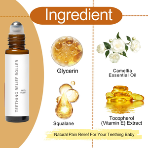 10ml Baby <strong>Teething</strong> Oil Roller Velaria Natural Relief Roller with <strong>Chamomile</strong> Rose Oil <strong>Teething</strong> Roller All Natural for Baby - Product Image 5