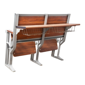 Silla de fila para piloto 920, versión de madera con pasamanos, para uso en escuelas, hospitales y teatros - Product Image 3
