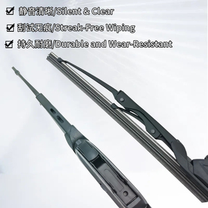 Deerxuan T710 Escobilla <span class=keywords><strong>Limpiaparabrisas</strong></span> Universal de Metal Tipo Hueso con Goma Natural para Parabrisas de Coche, Venta al por Mayor de Fábrica OEM - Product Image 4