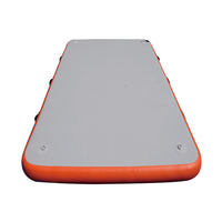 Matelas pneumatique personnalisé, tapis flottant d'eau, plateforme de mer gonflable