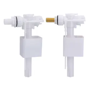 Plastic Toilet Fill Valve Tank Bathroom Accessories Water Tank Toilet Cistern Fittings Adjustable Anti Siphon Side Inlet Valve