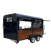 Remorque de restauration rapide Mobile, camion de nourriture de café, remorque de nourriture personnalisée à vendre