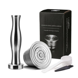 Wiederverwendbare Nachfüll-Kaffeekapsel für <span class=keywords><strong>Tchibo</strong></span> Cafissimo K Fee ALDI <span class=keywords><strong>Espresso</strong></span>-Kaffeemaschine Edelstahl-Metallfilter-Pod - Product Image 5