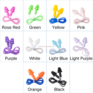 Bouchons d'oreilles réutilisables en silicone, étanches, anti-bruit, protection auditive pour dormir, nager, concerts, études, ronflements - Product Image 6