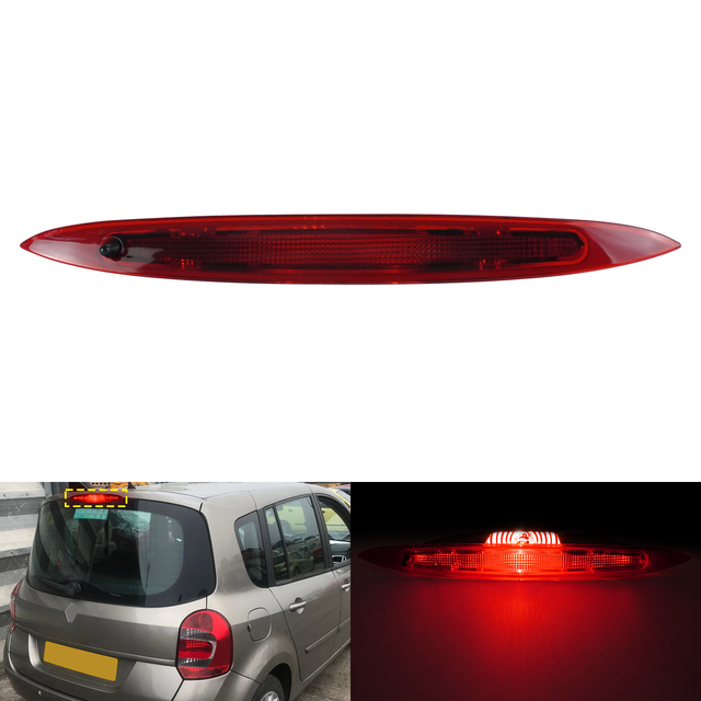 Car LED Third Brake Light for Renault Modus/Grand Modus 2004-2012 Rear Brake Stop Light High Mount 3rd Brake Light