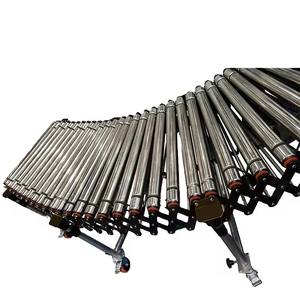 炭素鋼倉庫使用拡張可能な重力コンベア柔軟な格納式ローラーコンベア - Product Image 2