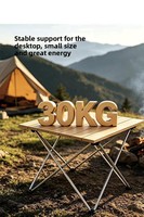 Table de camping pliante en aluminium de petite taille, personnalisée et professionnelle, mobilier d'extérieur portable, pique-nique, barbecue, randonnée, pêche, ultra-légère