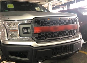 ลิ้นกันชนหน้า ดิฟฟิวเซอร์กันชนหน้า ชุดแต่งกันชนหน้า สำหรับ Ford F150 2018-2021 อุปกรณ์ตกแต่งรถยนต์ - Product Image 3