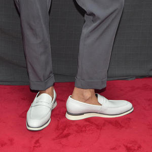 Zapatos de vestir formales para hombre - Zapatos de cuero estilo italiano, zapatos casuales hechos a mano, zapatos de cuero blancos para boda y zapatos Oxford para hombre - Product Image 4