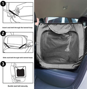 กรงสุนัขแบบป๊อปอัพระบายอากาศได้ดีสีฟ้าและสีแดงทึบลังในร่ม/กลางแจ้งสำหรับสัตว์เลี้ยง - Product Image 4