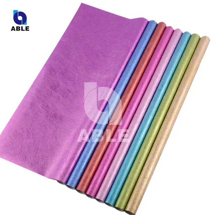 Bulk sale 50*70cm CPP holographic silk glitter sheet gift wrapping paper for gift box wrapping Christmas party