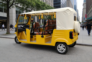 Tricycle à bas <span class=keywords><strong>prix</strong></span> à carrosserie ouverte, 3 roues, 7 places, tricycle <span class=keywords><strong>taxi</strong></span> tuk-tuk, véhicule certifié CEE - Product Image 3