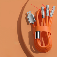 Kabel USB Type C Multi-Warna dari Paduan Seng untuk Pengisian Cepat & Transfer Data untuk Ponsel, Mobil, dan Rumah