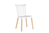 Ensemble de table et chaises de salle à manger classique 4 places HY moderne en plastique léger et contemporain pour usage domestique