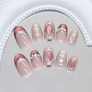 Nouveau style, <span class=keywords><strong>prix</strong></span> spécial, ongles 3D à coller avec colle pour femmes, nouvelle mode, marque privée - Product Image 4