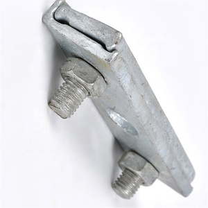 Collier de <span class=keywords><strong>suspension</strong></span> de câble galvanisé avec 3 boulons Accessoires de puissance pour <span class=keywords><strong>suspension</strong></span> de câble de haubanage à rainure parallèle - Product Image 5