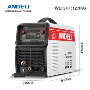 เครื่องเชื่อม MIG-315P 380V 300A LCD 5 in 1 แบบพัลส์คู่ พร้อม LIFT และ Spool Gun สำหรับเชื่อมอะลูมิเนียม 10 มม.  รับน้ำหนักลวดเชื่อมได้ 20 กก. - Product Image 3