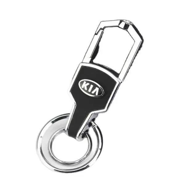 الجملة الترويجية أزياء نمط سيارة ميدالية مفاتيح معدنية حلقة تسلق المفاتيح مفتاح حامل مع حلقات مزدوجة شعار مخصص