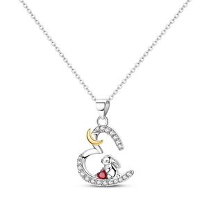 Collar con Colgante de Caballo con Circonitas Microincrustadas - Cadena de Eslabones Chapada en Oro - Certificado GDTC - Regalo de Aniversario o Compromiso para Él/Ella - Plata 925 - Product Image 5