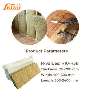 ISOKING R13 Laine de roche non inflammable Isolation thermique <span class=keywords><strong>pour</strong></span> <span class=keywords><strong>sous</strong></span>-<span class=keywords><strong>sol</strong></span> et <span class=keywords><strong>sol</strong></span> - Product Image 6