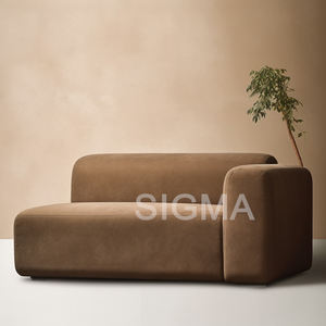 Beludru hijau santai ruang tamu <span class=keywords><strong>Sofa</strong></span> Velour Modern tiga kursi <span class=keywords><strong>Sofa</strong></span> dengan kaki kayu - Product Image 2