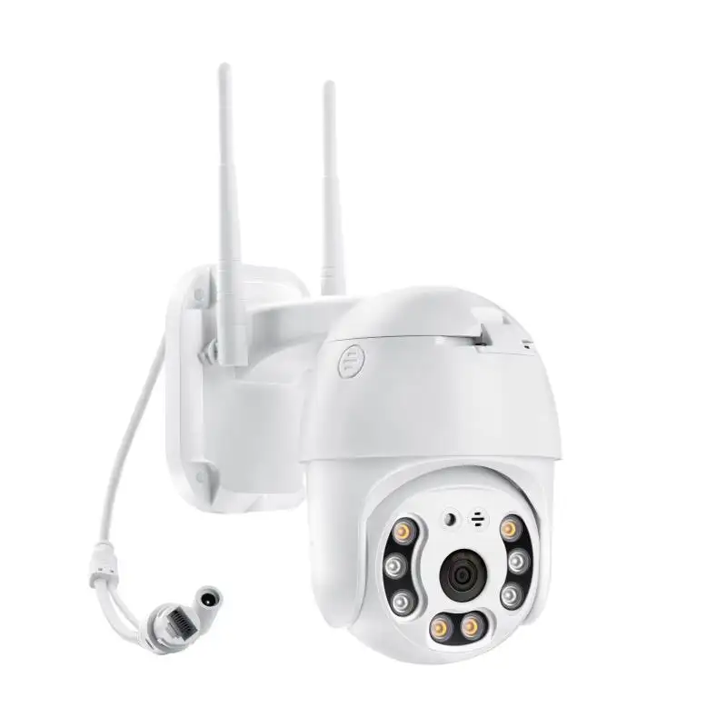 Drahtlose IP-Kamera für draußen automatische Bewegungstraffung WLAN 5 MP Infrarot-Nachtsicht wasserdichte Dome-Cam