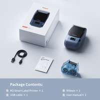 Imprimante d'Étiquettes Thermiques Multifonction Niimbot M2 Mini Portable pour Bureau et Étiquettes de Vêtements